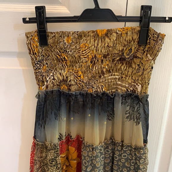 Colourful summer patterned dress - Picture 2 of 3